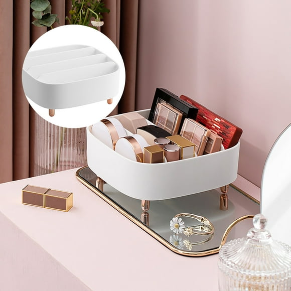 teissuly makeup organizer compact desktop skincares display case 4 spaces eyeshadow pallet cosmetics storage holder for bathroom countertop and bedroom vanity dresser teissuly wer202310232274