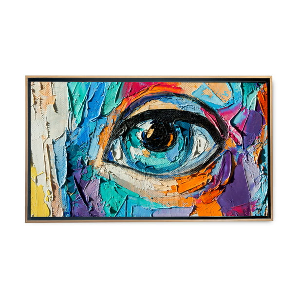 Cuadro óleo abstracto multicolor - Cuadros modernos