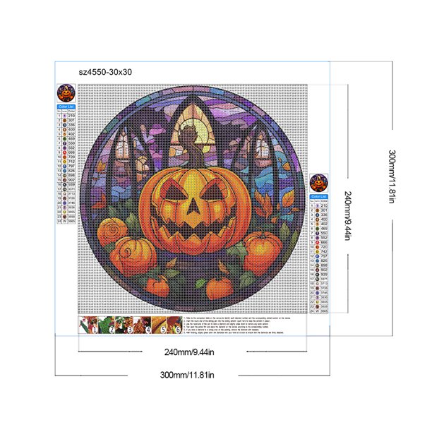 Pintura Diamantes 5d Diy Cuadros Decorativo Hogar Halloween