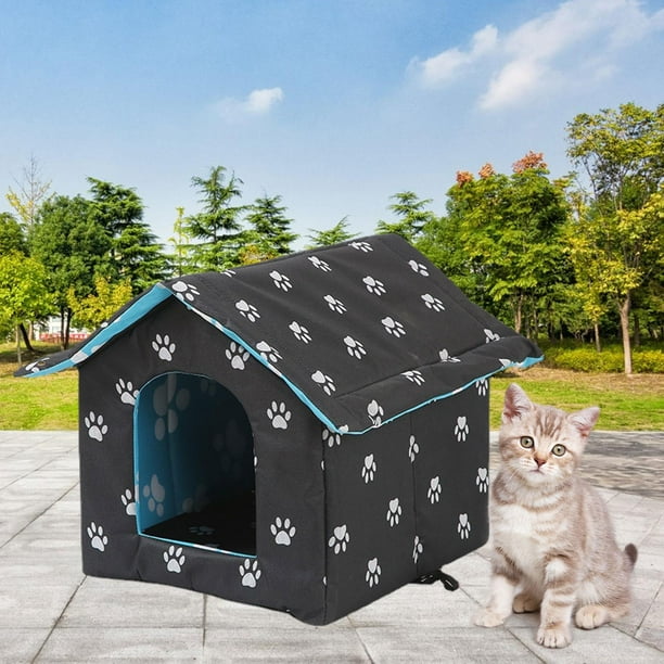 Casa de exterior para gato Cat Home con ruedas