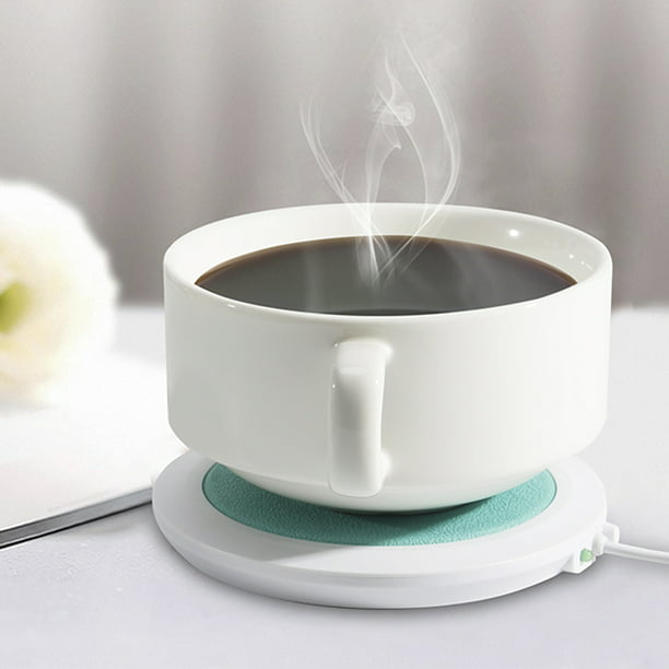 Calentador de taza USB, calentador de platos, calentador de tazas y bebidas  más frías, alfombrilla de oficina, té, café, almohadilla para café, té