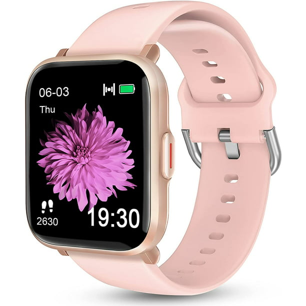 Reloj Inteligente Color Rosa Para Android Y Iphone