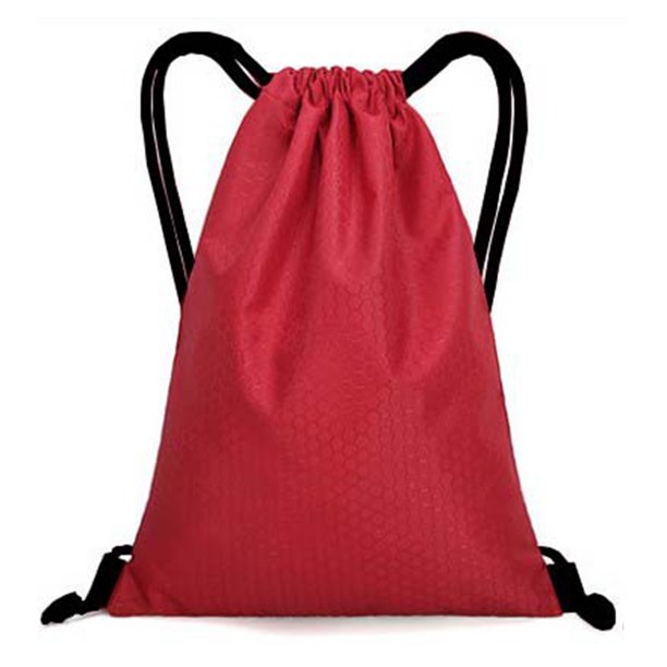 Mochila Deportiva De Gym Gimnasio Viaje Impermeable Con Cordón Para  Deportistas Color Rojo