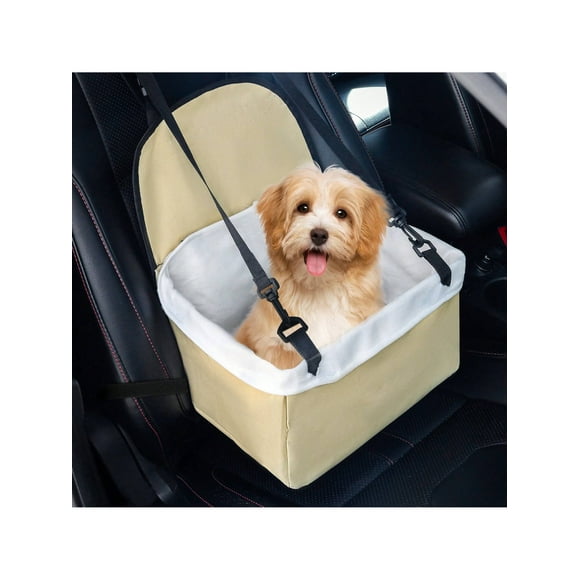 1pc oxford cloth pet car booster seat carrier basket with clipon safety leash for cat puppy
