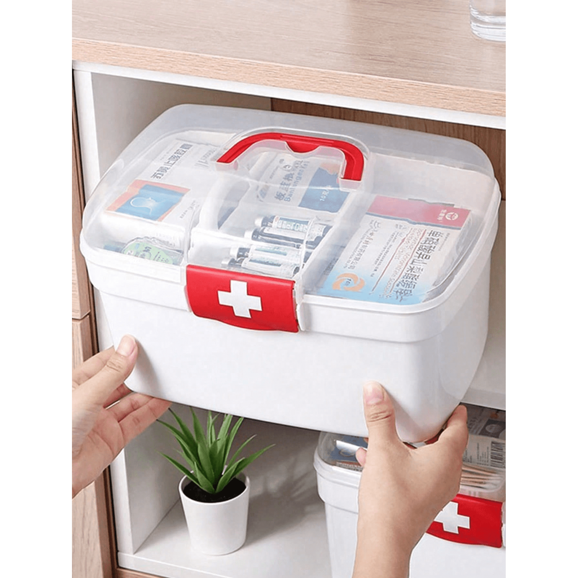 Medical Kit For Family, Student Dorm Room, First-aid Container For And ...