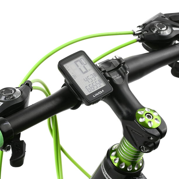 Ordenador de bicicleta recargable por USB, cuentakilómetros de bicicleta  inalámbrico resistente al agua IPX7, velocímetro de bicicleta con pantalla  LCD multifunción, activación automática TUNC Sencillez