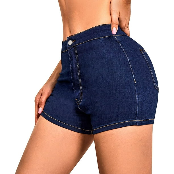 Shorts Mujer: Pantalones Cortos en denim, deshilachados