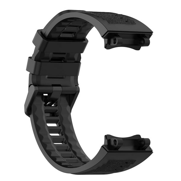 Para Amazfit T-Rex 2 Correa de reloj de silicona de dos colores con  orificios de