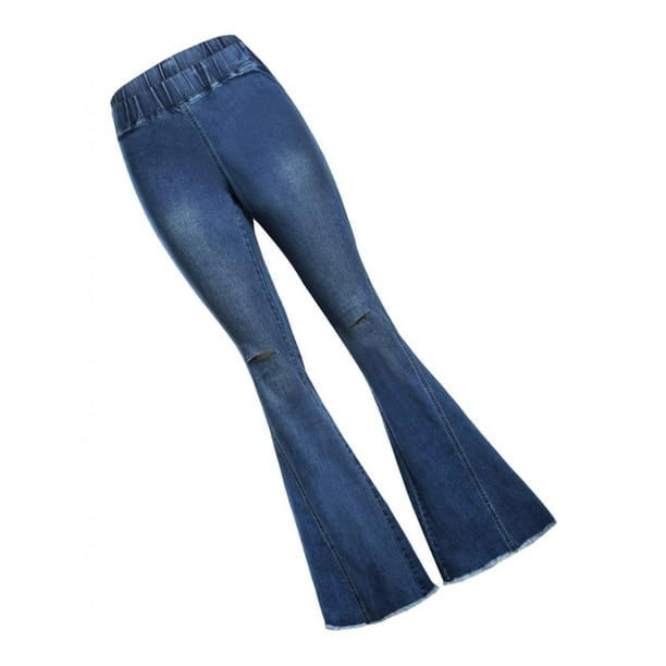  Pantalones de cintura alta para mujer, jeans de pierna