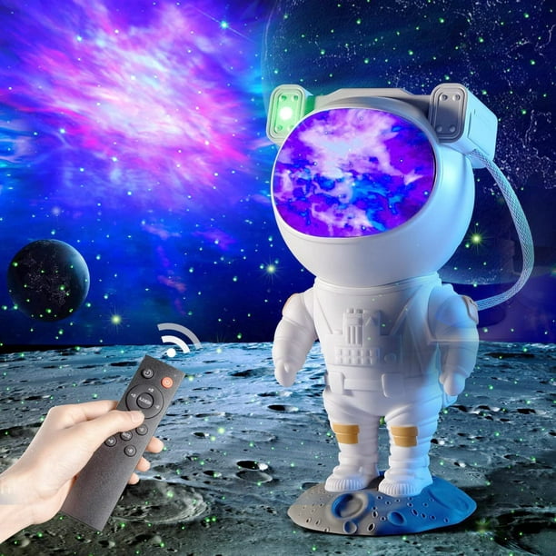 Astronaut Galaxy Projector Starry Sky Night Light, Astronaut Star Projector  con nebulosa, temporizador y control remoto, lámpara estrellada para  dormitorio y proyector de techo TUNC Sencillez
