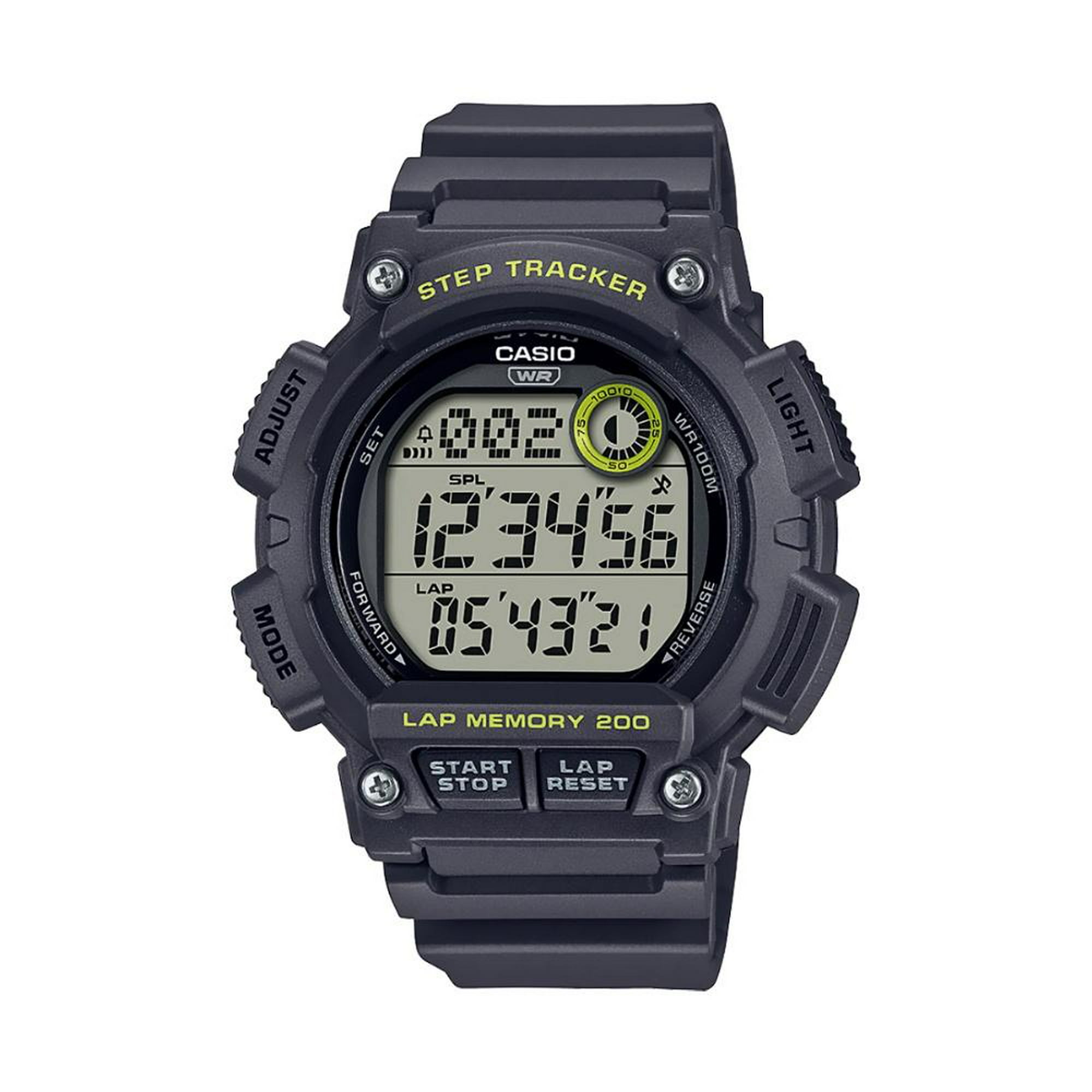 Reloj CASIO MWD-100H-1AVDF Resina/Acero Juvenil Plateado/Negro - Btime