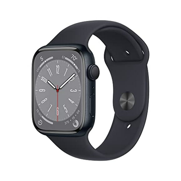 apple watch series 8 gps 45mm smart watch w midnight aluminum case with midnight sport band  ml apple apple watch serie 8 45 mm mid alu a2771