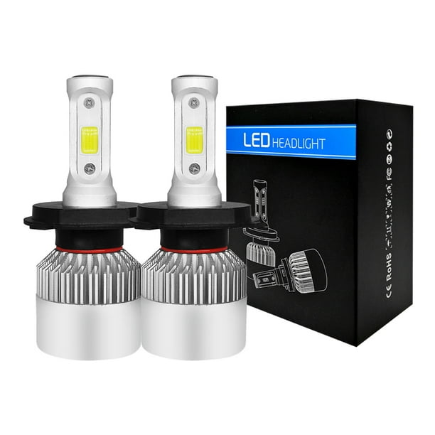 Kit bombillas LED H8/H9/H11 Blanco puro 6500K Faros delanteros 72W