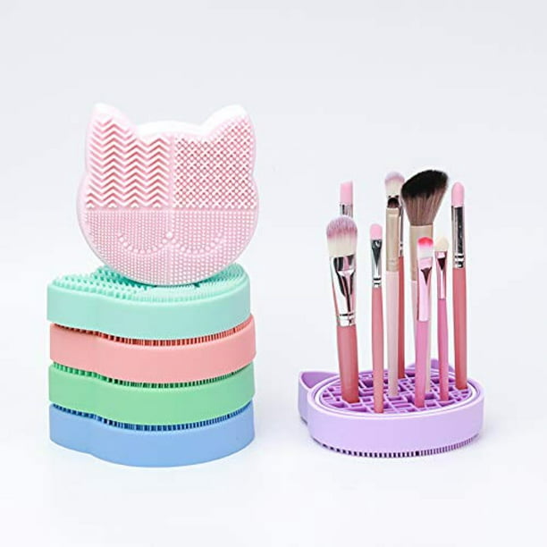 Silicone Makeup Brush Cleaning Mat – Blushbaby Lash and Makeup Studio
