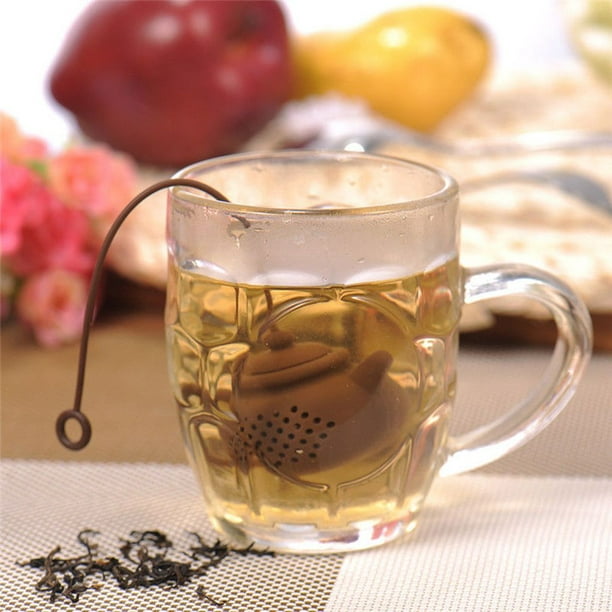 Lindo infusor de té para niña, té de hojas sueltas reutilizable para una  taza o taza, divertido colador de té de silicona, idea de regalo para  mujeres