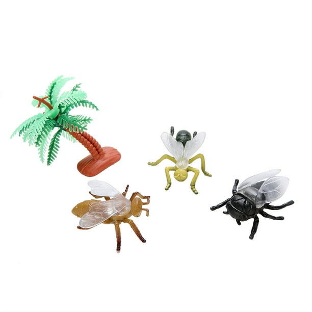 Juguete modelo de insecto, 12 piezas/juego de insectos de plástico blando,  juguete de plástico para insectos, juguete para niños lograr más