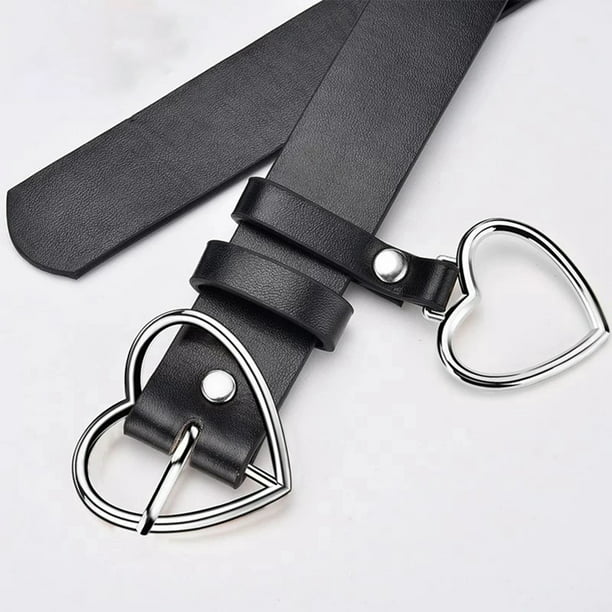 Cinturones para Mujer con Hebilla en Cinturón Sintética de Moda Informal -  Sunnimix Cinturón de cintura para mujer para jeans
