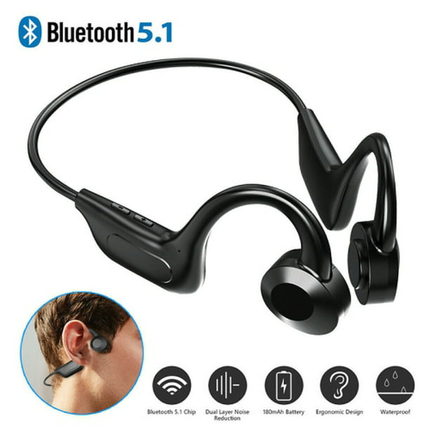 Auriculares de conducción ósea Auriculares inalámbricos Bluetooth  Auriculares deportivos a prueba de BANYUO Electrónica
