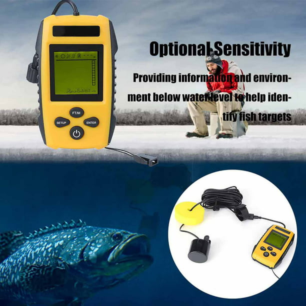 Sonda de pesca, TL88E, aparejos de pesca portátiles, sensor de sonar, sonda  de pesca, buscador de peces, durabilidad extendida Jadeshay A
