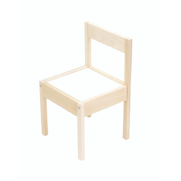 LÄTT mesa para niños con 2 sillas, blanco/pino - IKEA