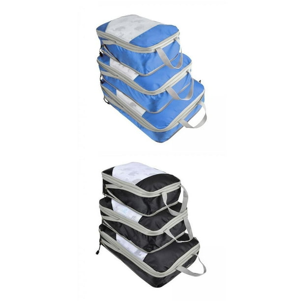 6 bolsas organizadoras para embalaje de equipaje, accesorios de viaje. Azul  Oscuro Negro Macarena Organizadores de embalaje