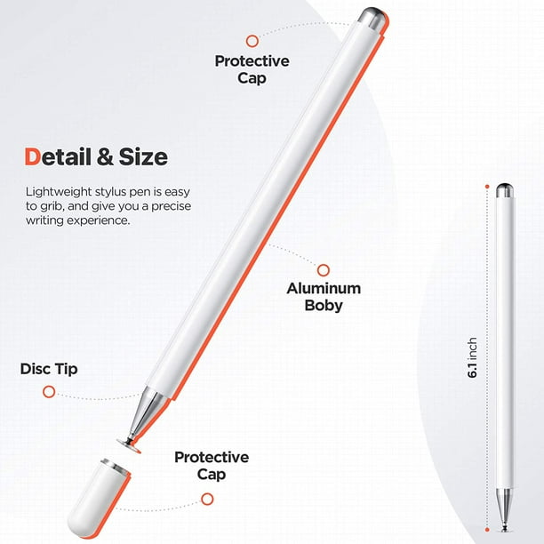 Lapiz Digital De Punta Fina Pencil Stylus Para Ipad Tablet