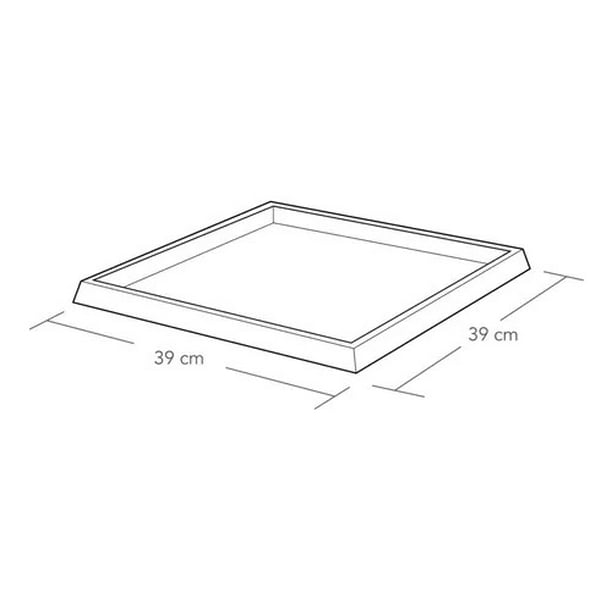 Maceta Cilindro Blanco Moderna Base De Metal Dorada Interior/ext. Macetas y  Maceteros moderno/minimalista