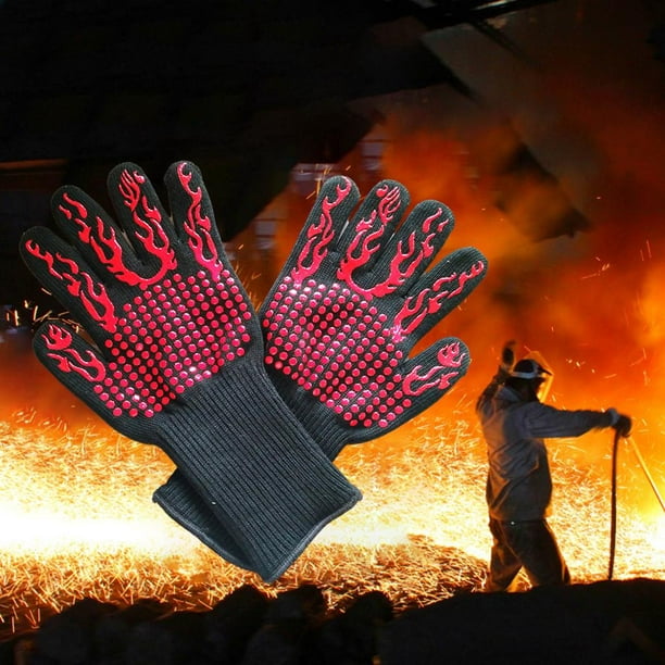 Guante de silicona resistente al calor para horno, guantes para horno, guantes  para horno, guantes para