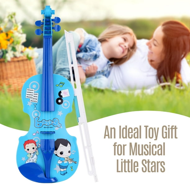 Instrumento cuerda Violín pequeño para niños con arco de violín Diversión Instrumentos musicales de cuerda | Walmart línea