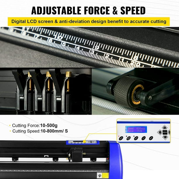 Plotter de Corte para Vinilo de 720 mm con software de Corte y Ojo Optico -  Infotinta ®