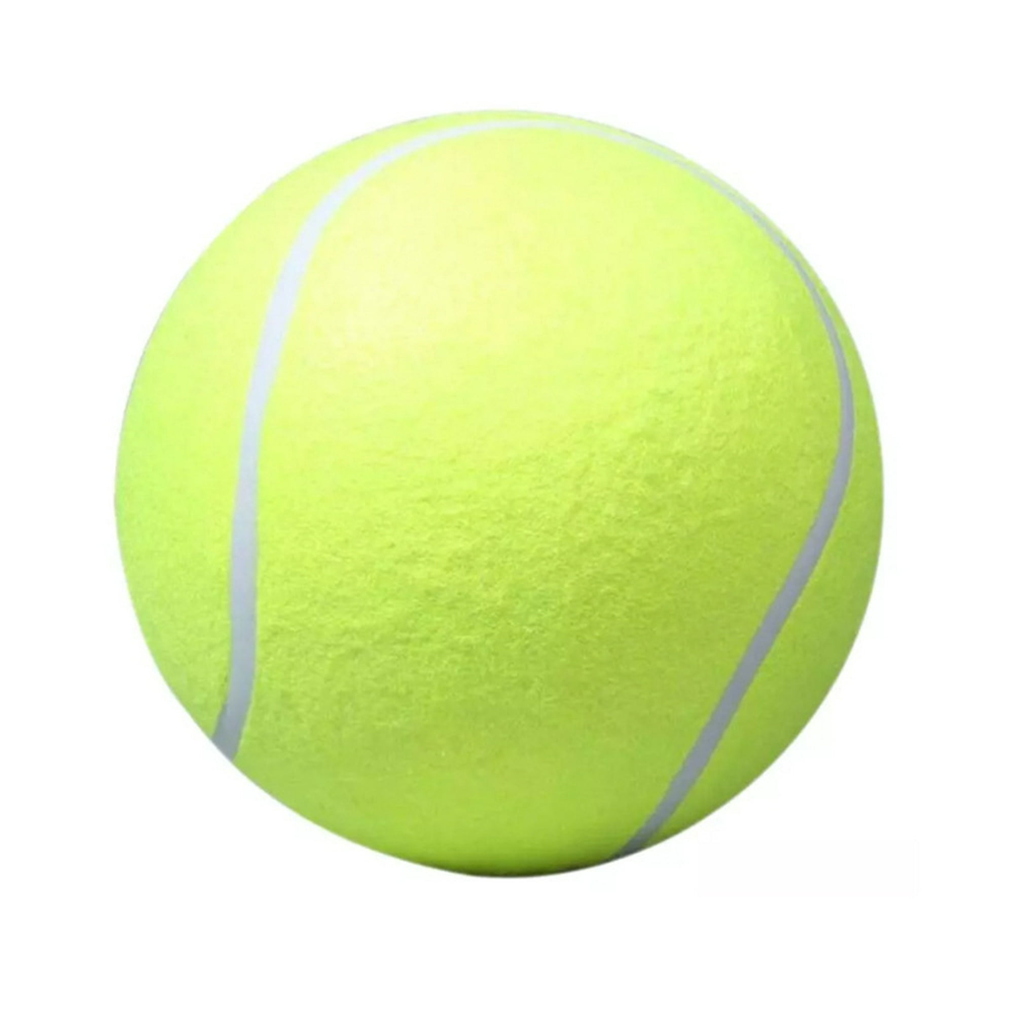 Pelota de tenis grande de 8 pulgadas, pelotas de tenis gigantes inflables  grandes, pelota de tenis grande para perros, pelotas de tenis gigantes