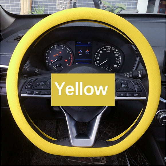 weloille cool nonslip silicone steering wheel protector car steering wheel protective cover nonslip car steering wheel cover universal fit easy to clean steering wheel cover teissuly wer202310168165