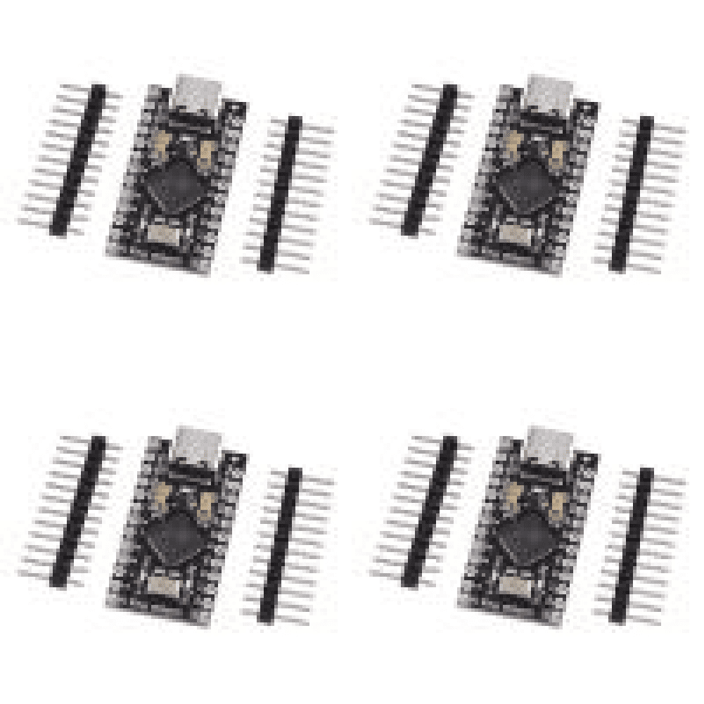 Placa USB ATmega32U4 MICRO / TYPE-C con cabezal pines 2 filas para ...