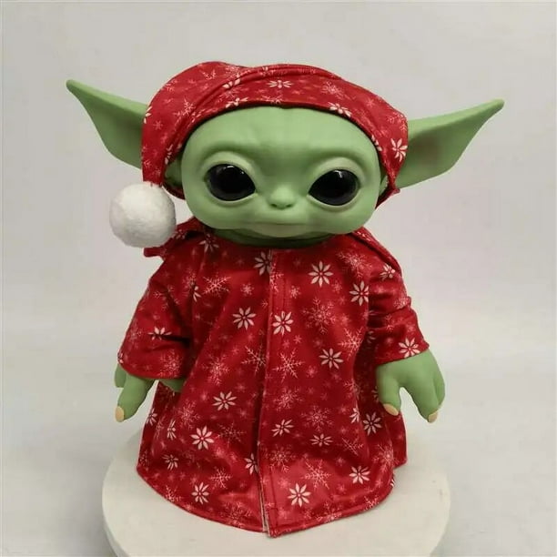 Peluche Baby Yoda Disney Original Grogu Edicion Navidad