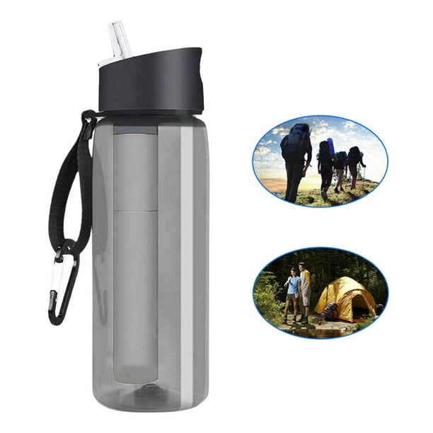 Purificadores y botellas de agua portátiles para excursiones o mochileros