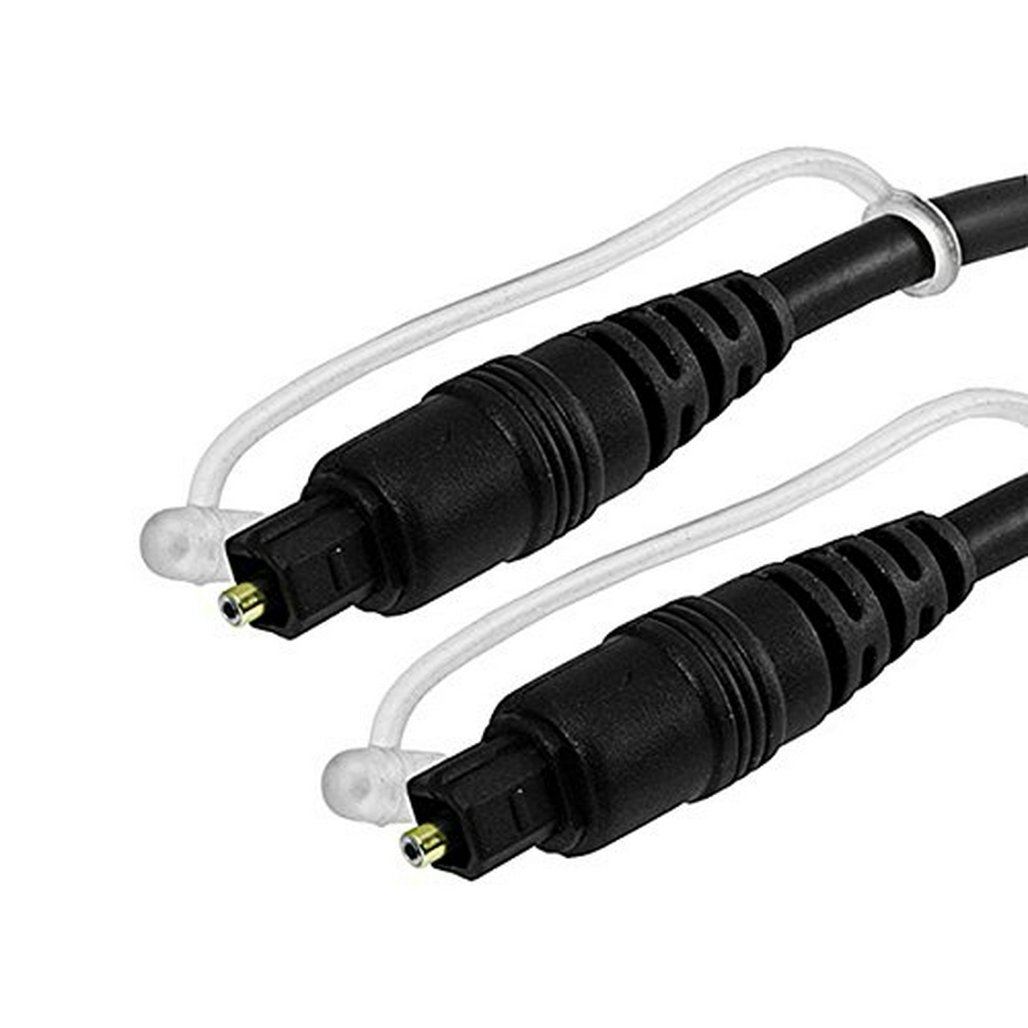 Cable Óptico TOSLINK de 2 Metros Para Audio Digital / Master / MC