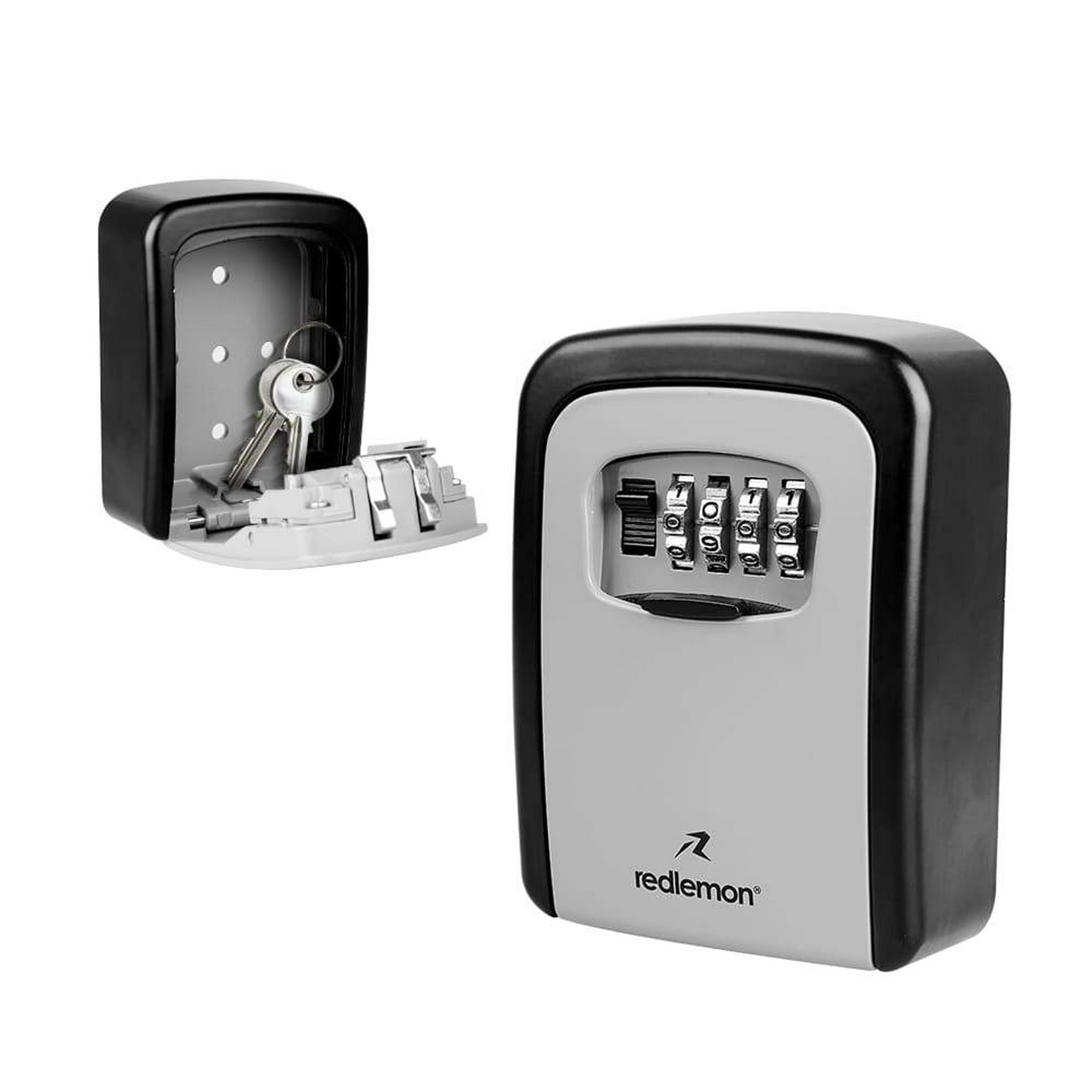 Caja de seguridad para llaves, caja de almacenamiento de llaves, cerradura  de combinación de seguridad impermeable, procesamiento de código de 4