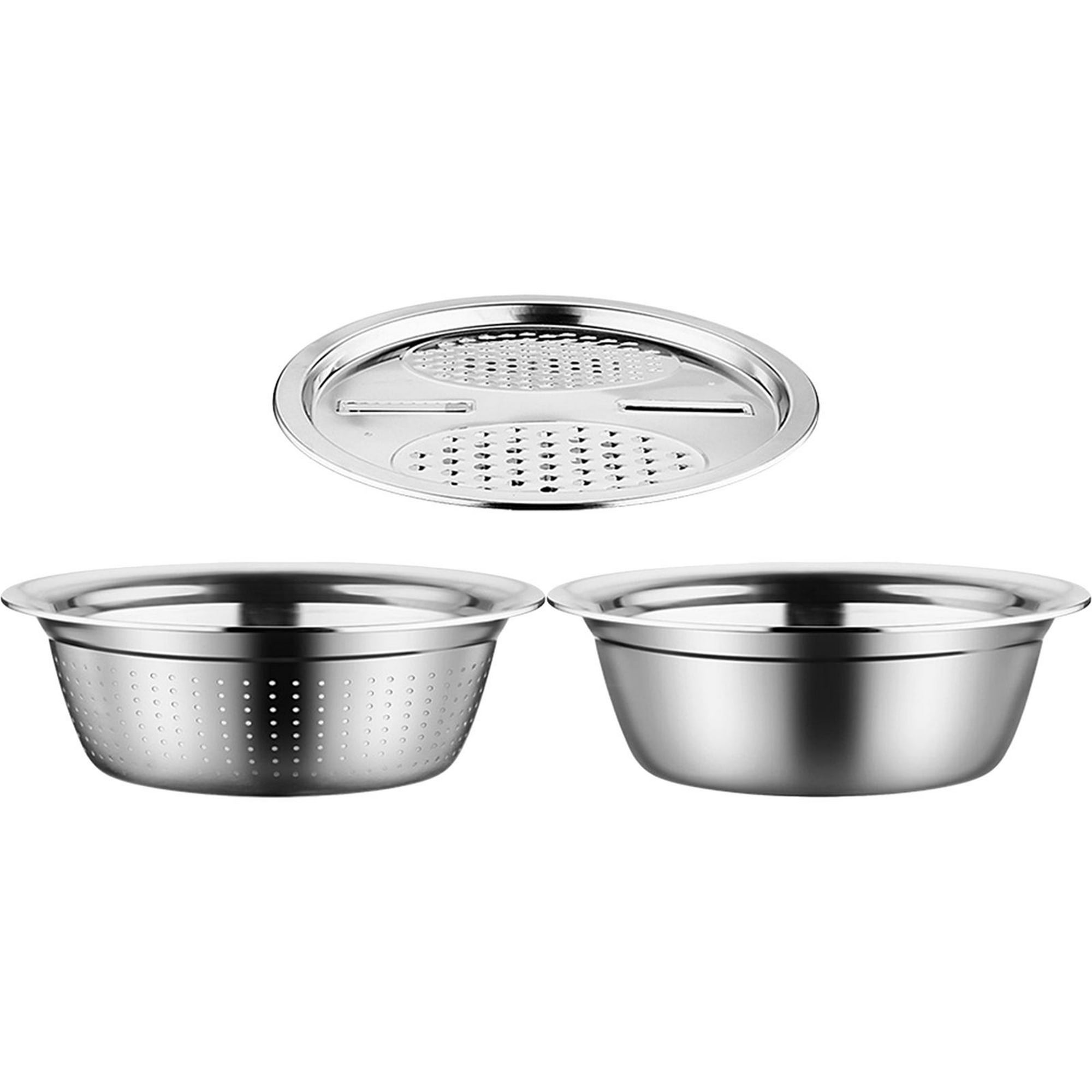 Colador pequeño de acero inoxidable para escurrimiento de cocina, 8,5 cm