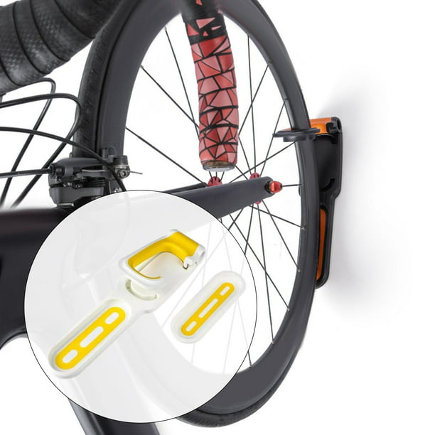Portabicicletas horizontal Colgador de bicicleta Soporte de pared para  bicicleta Soporte de montaje de pedal Soportes de soporte colgantes Ganchos  de
