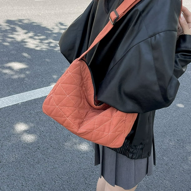 The Tote Bags para mujer, bolsa de lona de moda con cremallera, bolsa  cruzada de lona