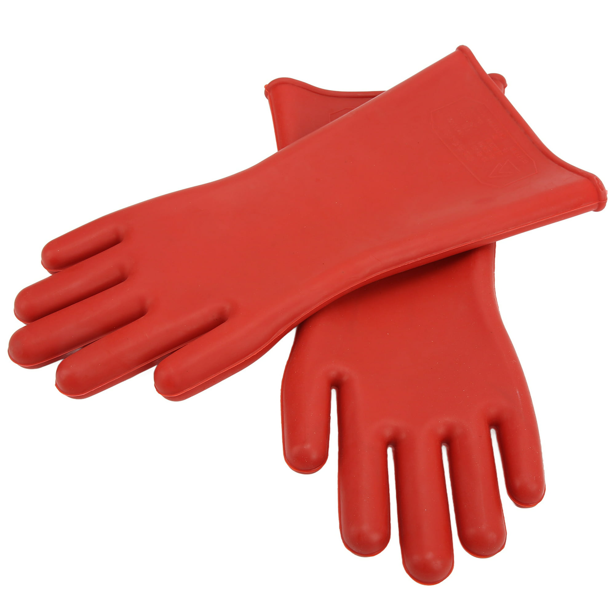  2 guantes aislantes para trabajo eléctrico de alto voltaje,  guantes protectores cómodos para trabajar al aire libre e interior, ropa  aislante de goma roja para electricistas : Herramientas y Mejoras del