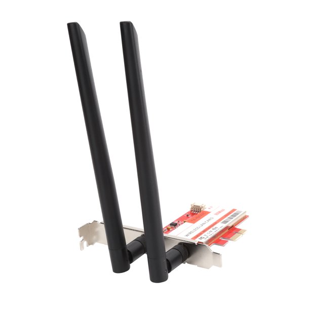 Mini tarjeta de red WiFi PCI E, tarjeta de doble banda 2.4G/5Ghz PCI E  WiFi, tarjeta inalámbrica PCI Express de alta velocidad 433Mbps para  esktop