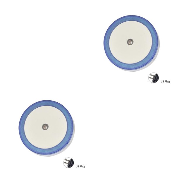 Paquete de 6 enchufes de luz nocturna en la pared para dormitorio