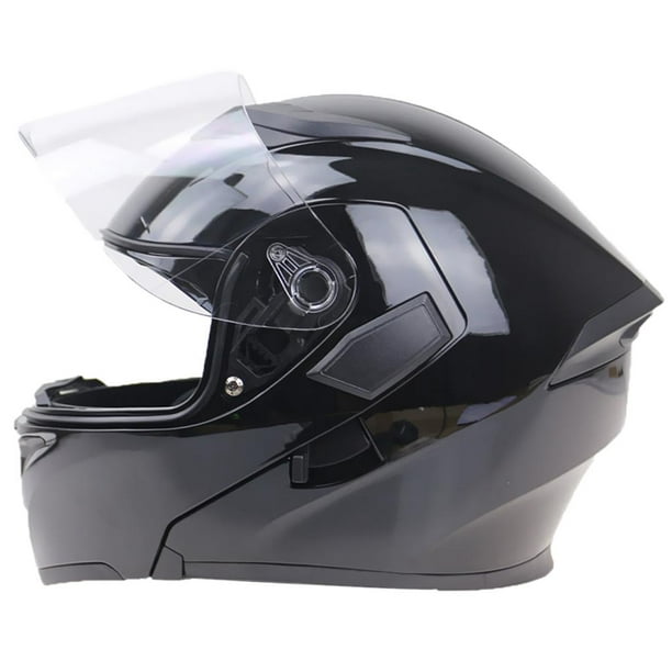 Cascos à moto Modular abatible hacia arriba Visores dobles Cascos