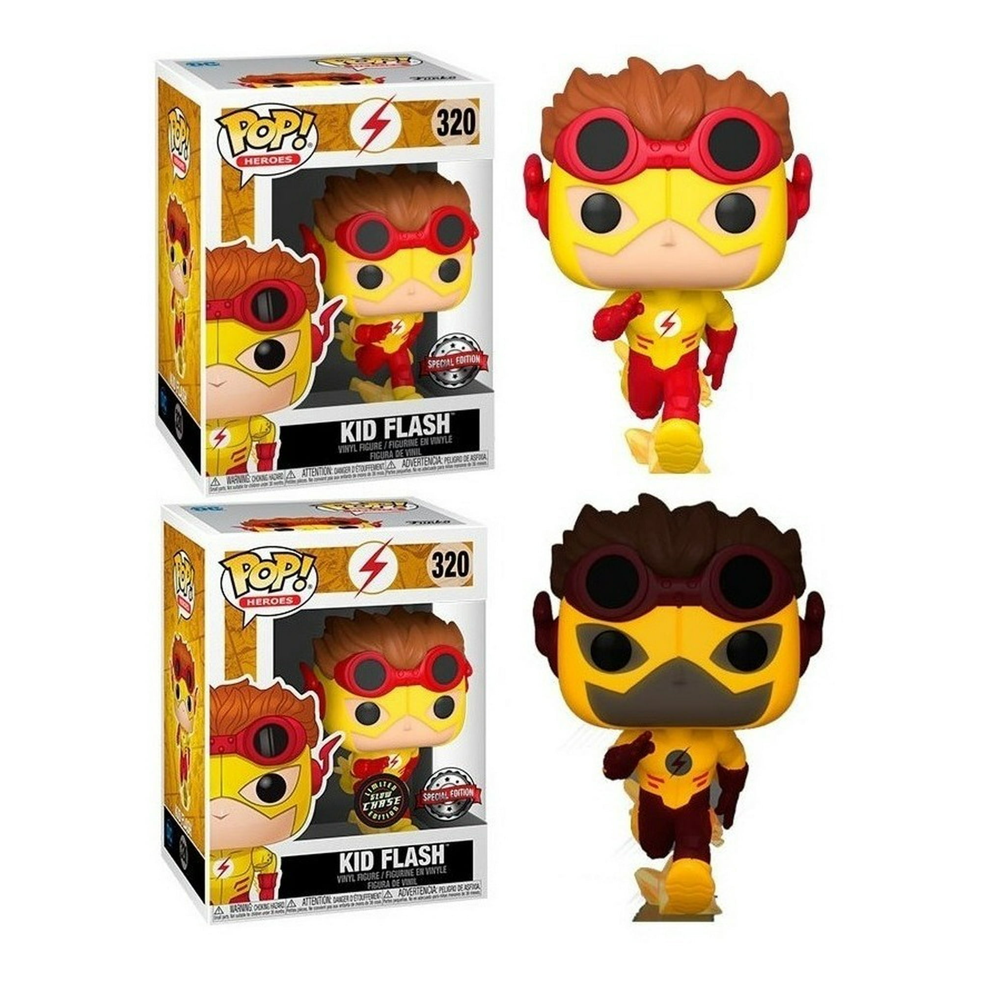 Funko Pop! Heros DC Comics Kid Flash #320 Glow in Dark Chase