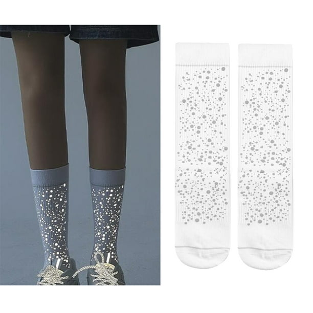 Calcetines de informales reflectantes novedosos para hombres de mujer Calcetines  deportivos pantorri Yinane Calcetines para hombre