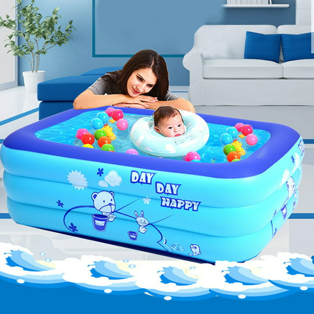 Kiddie Pool Piscinas inflables portátiles, Bañera inflable para bebés de  CUTICAT