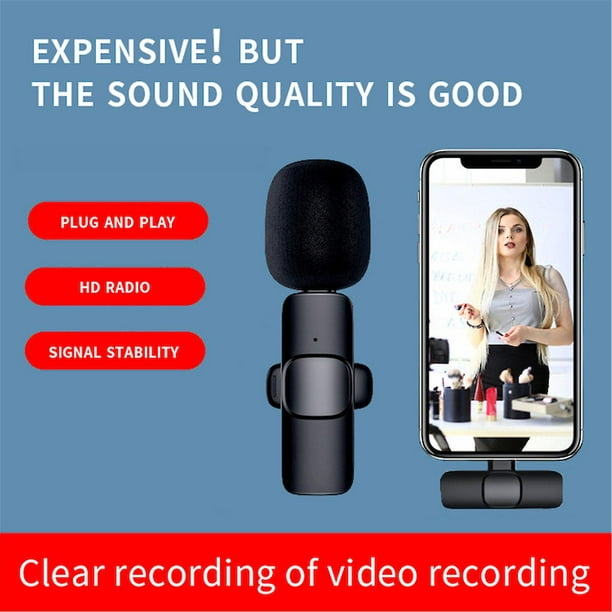 Micrófono Para Celular Portátil Alta Definición Aux Vlogger Mitzu