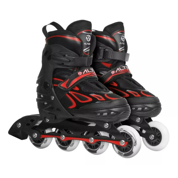 patines en linea rueda 70 mm altera ajustables profesionales mediano rojo