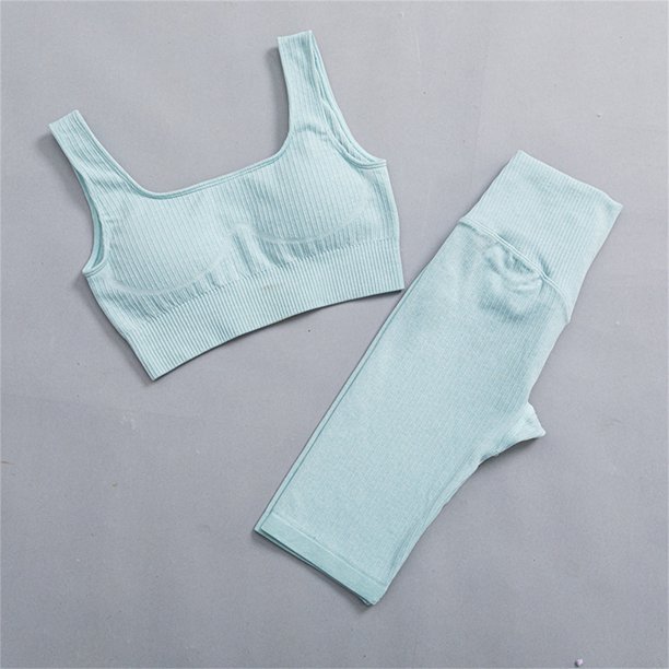  Conjunto de ropa de yoga para mujer, a la moda, sexy